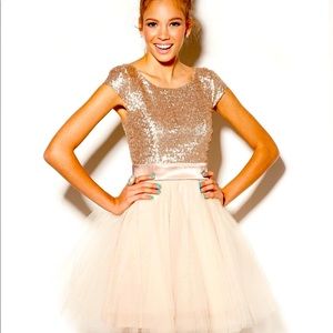 Sequin & tulle dress